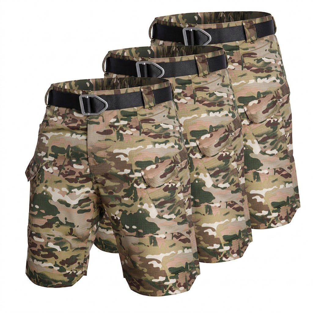 Lot de 3 shorts tactiques imperméables TactixGuard Pro