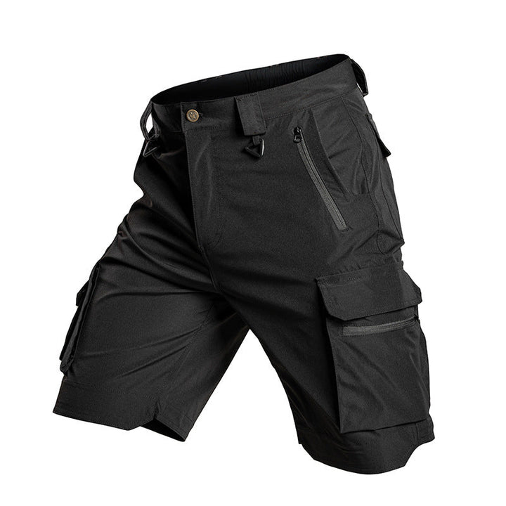 Short tactique léger imperméable multipoches à séchage rapide