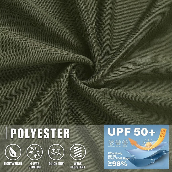 Lot de 3 polos homme UPF 50+ à séchage rapide