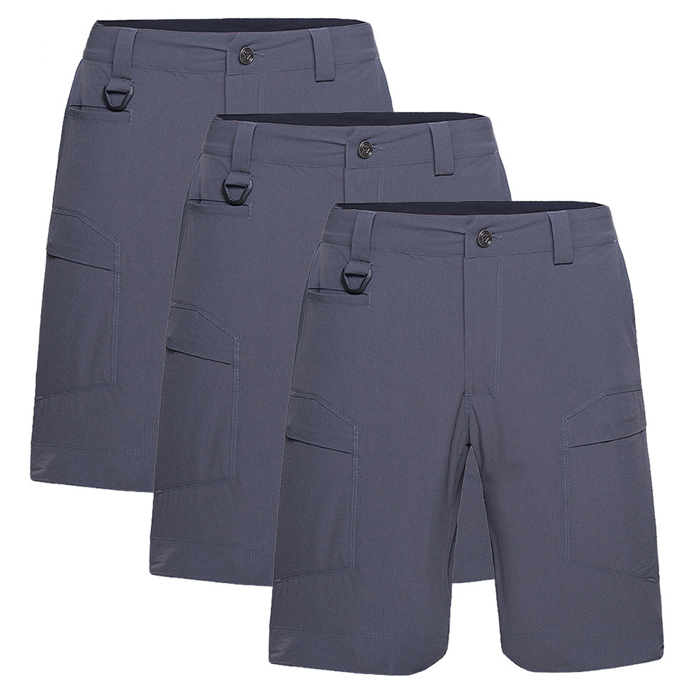 Archon - Lot de 3 shorts cargo stretch à séchage rapide