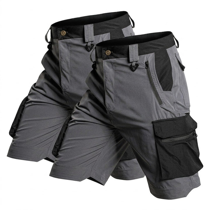 Short tactique léger imperméable multipoches à séchage rapide