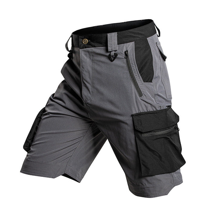 Short tactique léger imperméable multipoches à séchage rapide