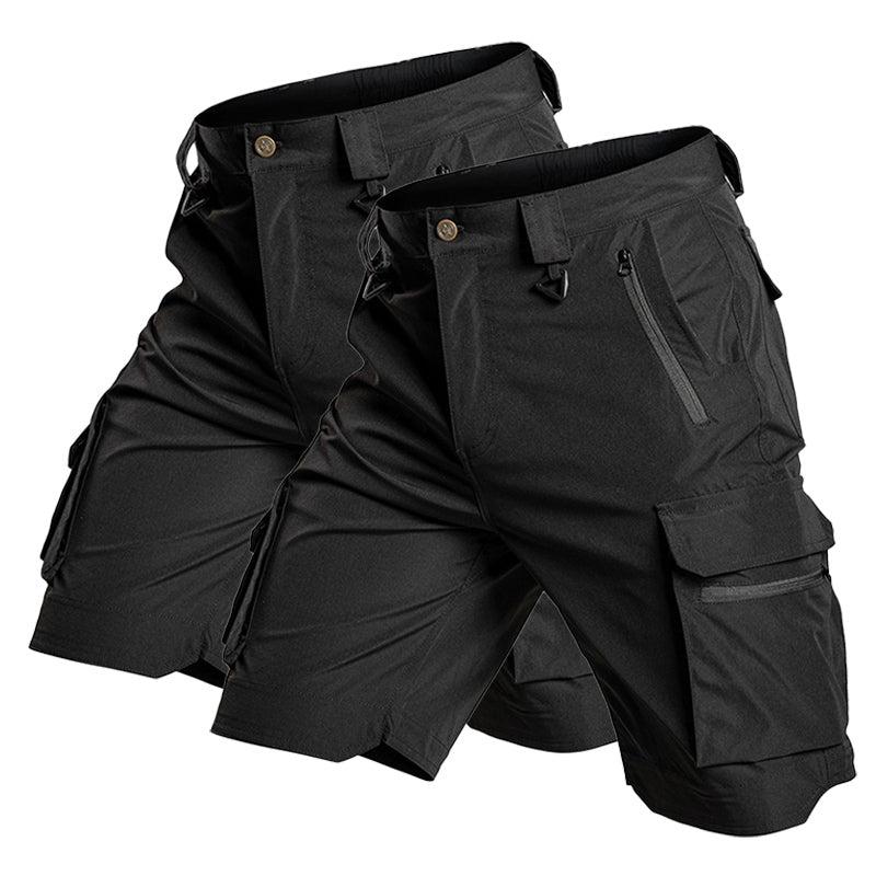 Short tactique léger imperméable multipoches à séchage rapide