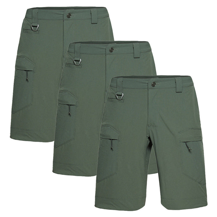 Archon - Lot de 3 shorts cargo stretch à séchage rapide