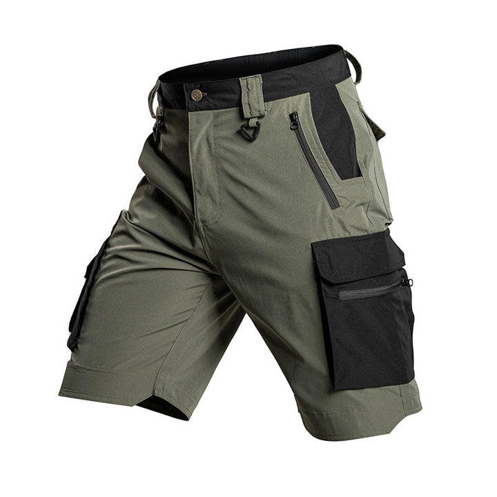 Short tactique léger imperméable multipoches à séchage rapide