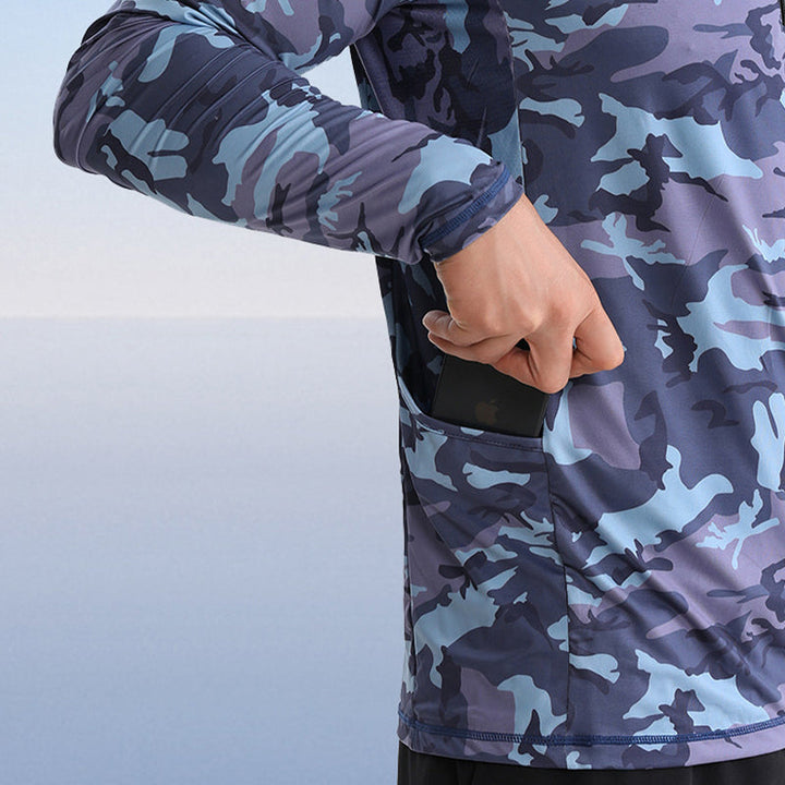 Haut de pêche FieldGuard camouflage anti-UV à séchage rapide