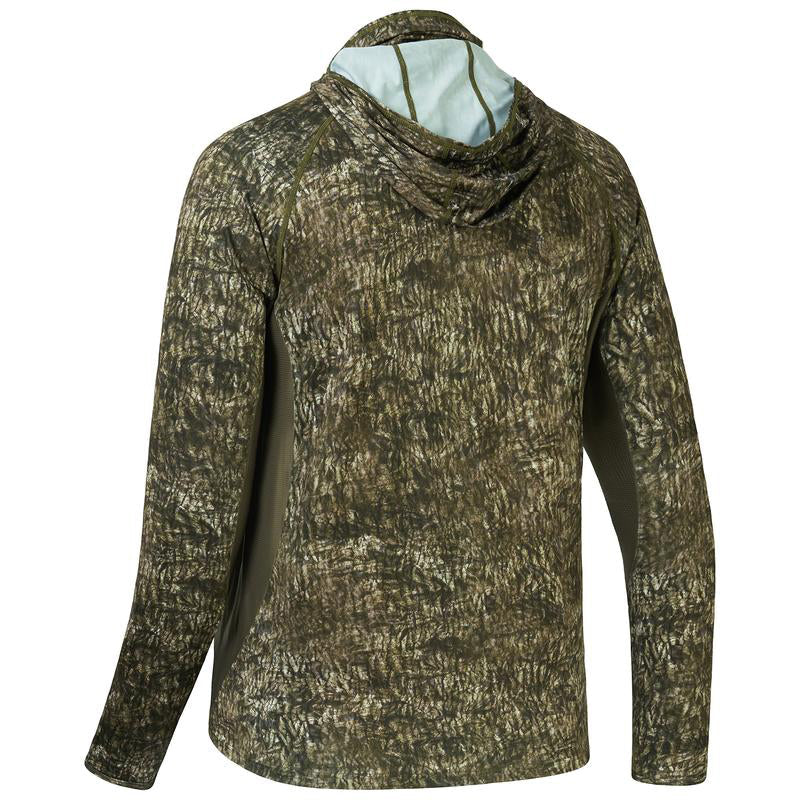 Haut de chasse camouflage TWS UPF 50+ à capuche et masque