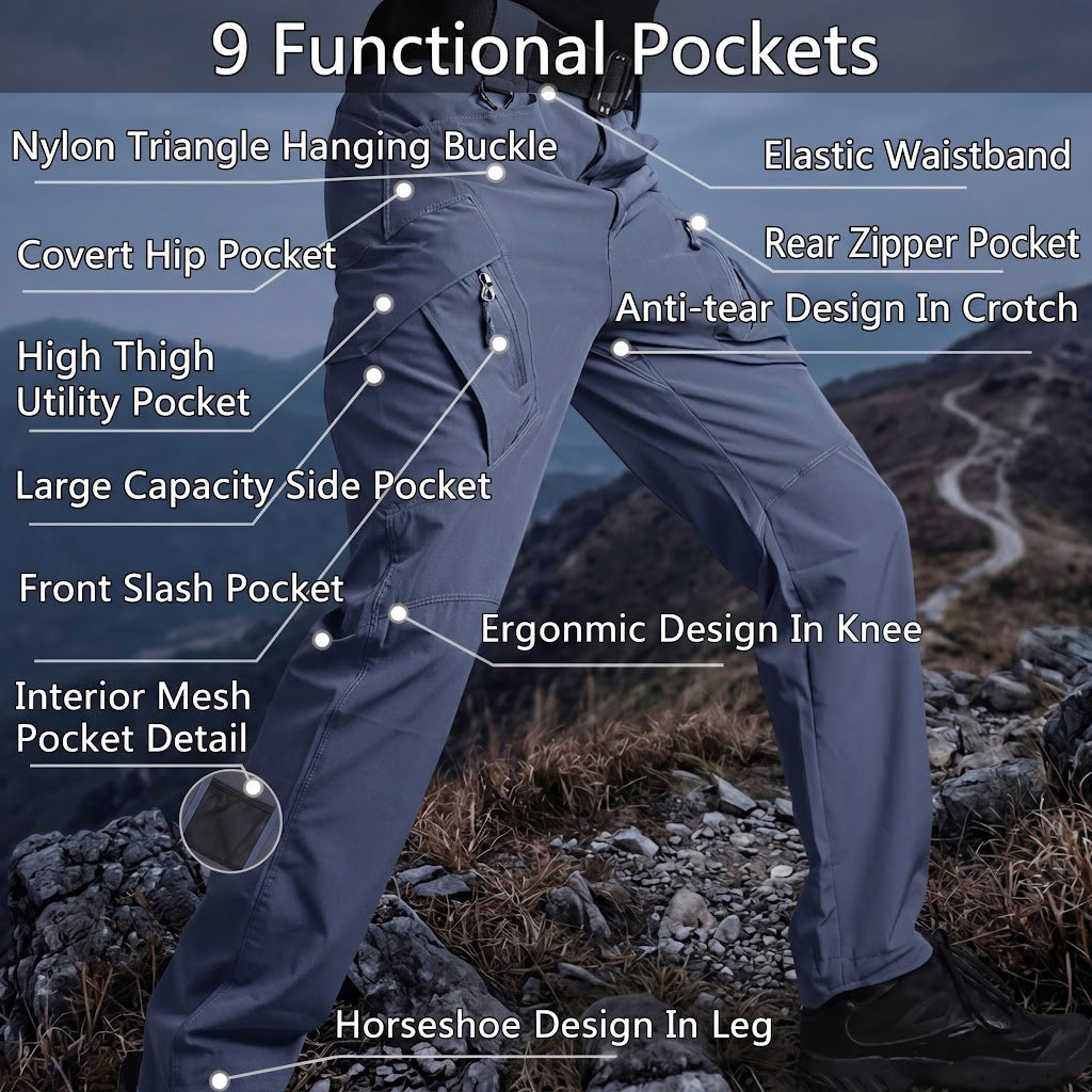 Pantalon Archon IX9 léger et stretch – Gris