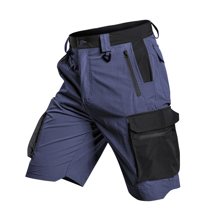 Short tactique léger imperméable multipoches à séchage rapide