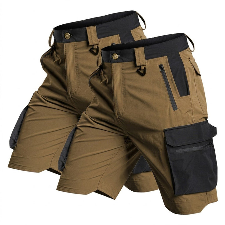 Short tactique léger imperméable multipoches à séchage rapide