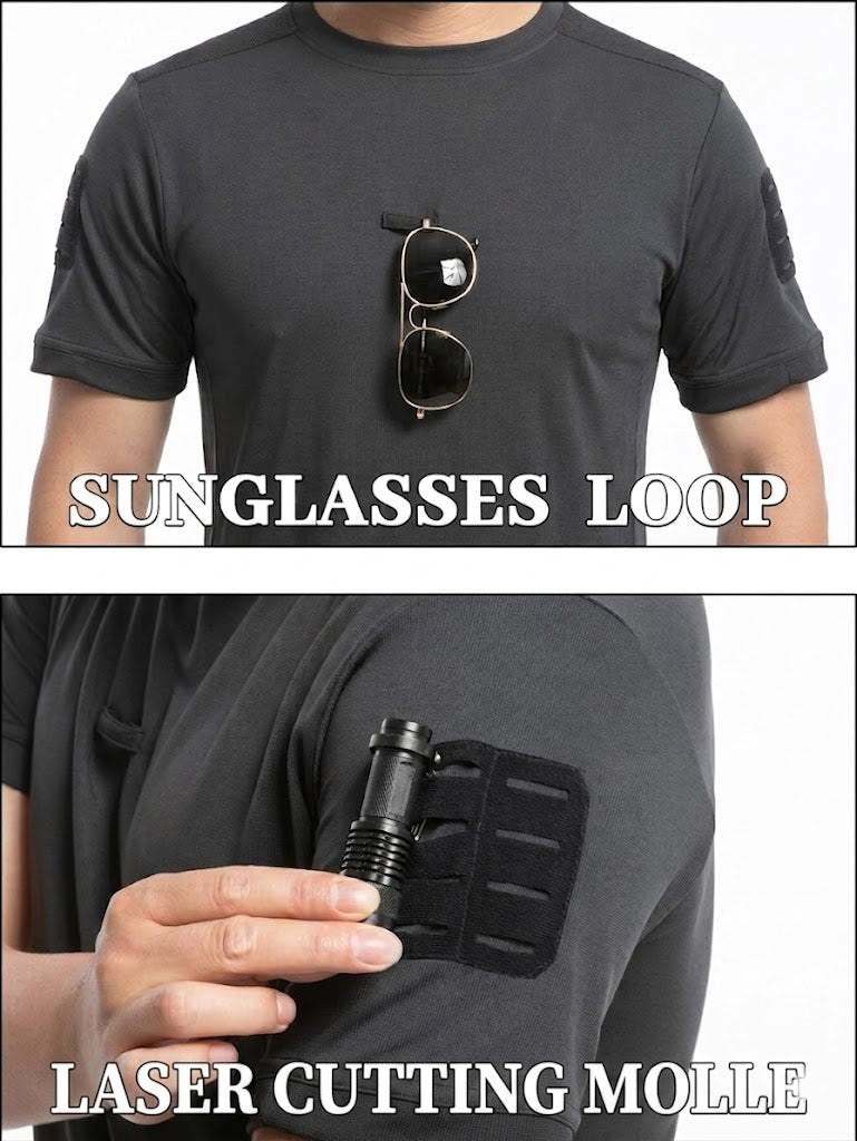 T-shirt tactique homme léger à séchage rapide