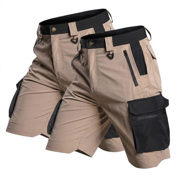 Short tactique léger imperméable multipoches à séchage rapide