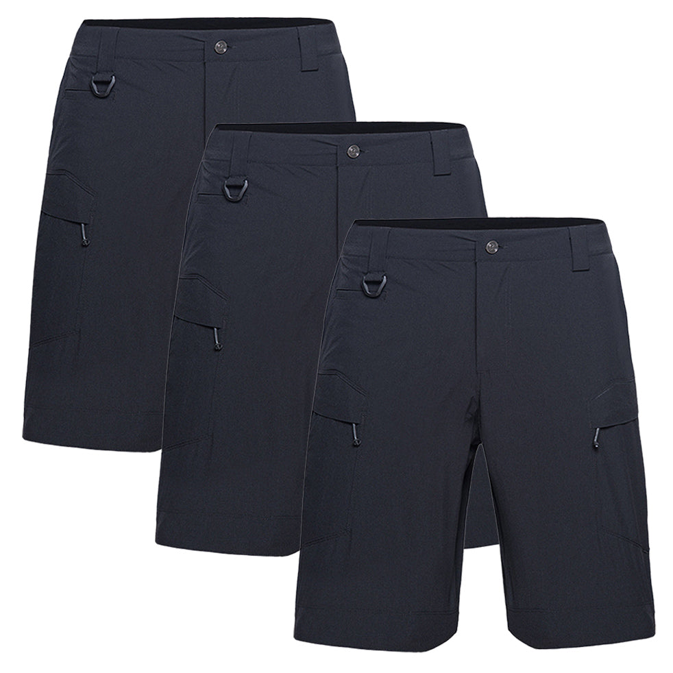 Archon - Lot de 3 shorts cargo stretch à séchage rapide