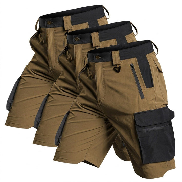 Short tactique léger imperméable multipoches à séchage rapide