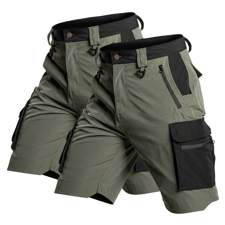 Short tactique léger imperméable multipoches à séchage rapide