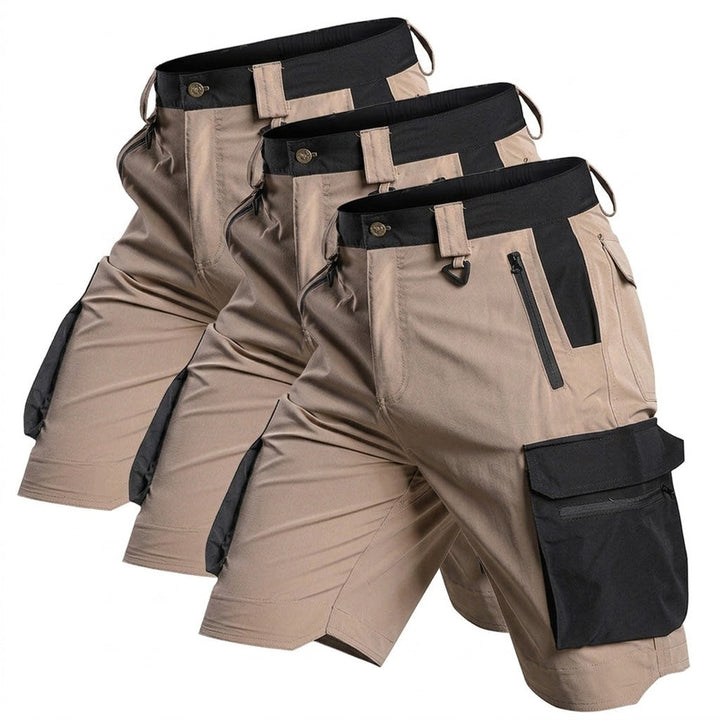 Short tactique léger imperméable multipoches à séchage rapide