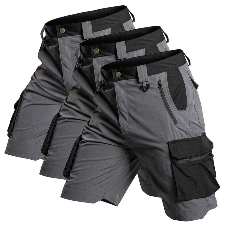 Short tactique léger imperméable multipoches à séchage rapide