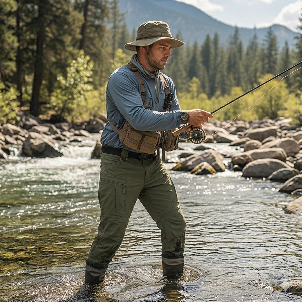 Pantalon cargo IX10 stretch et déperlant