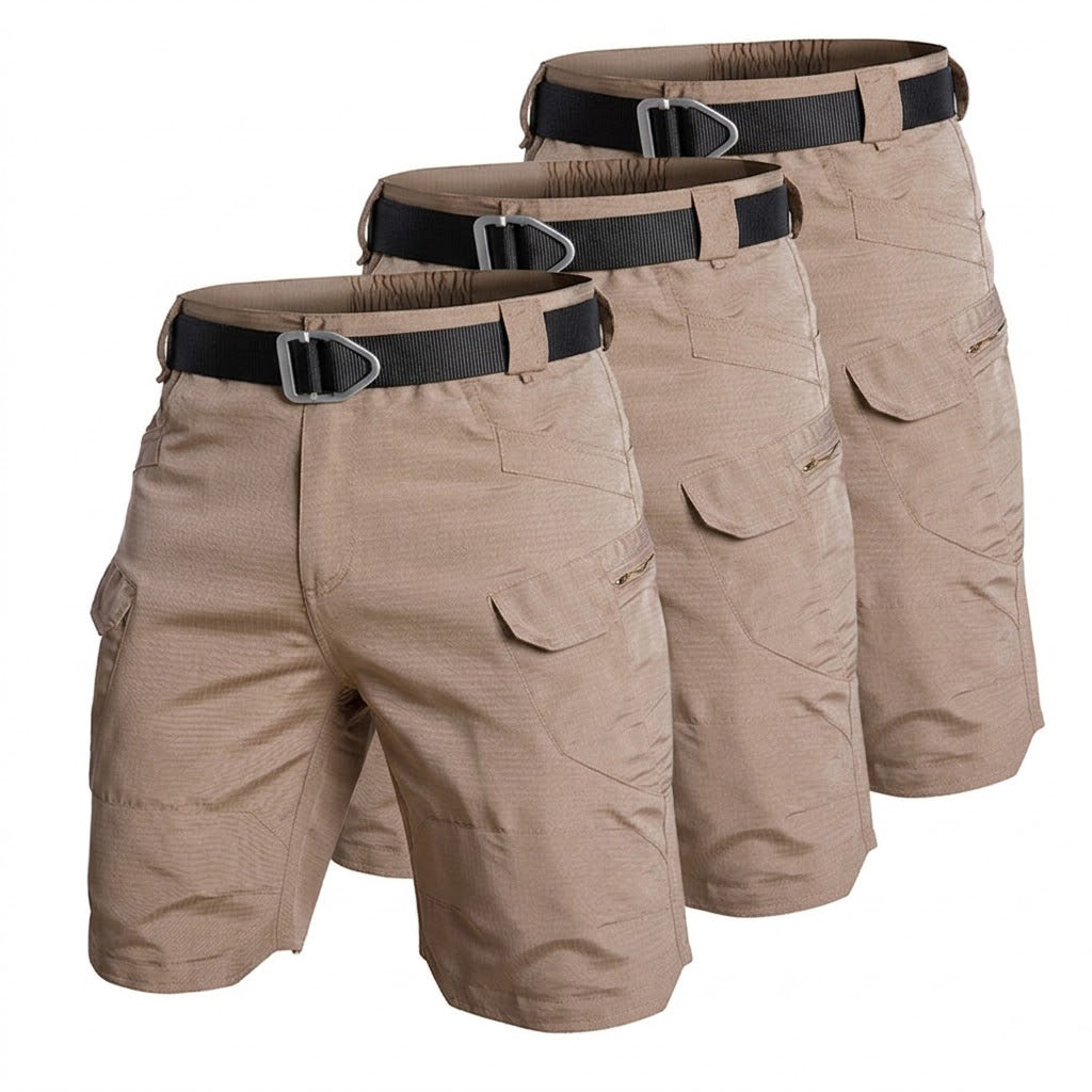 Lot de 3 shorts tactiques imperméables TactixGuard Pro