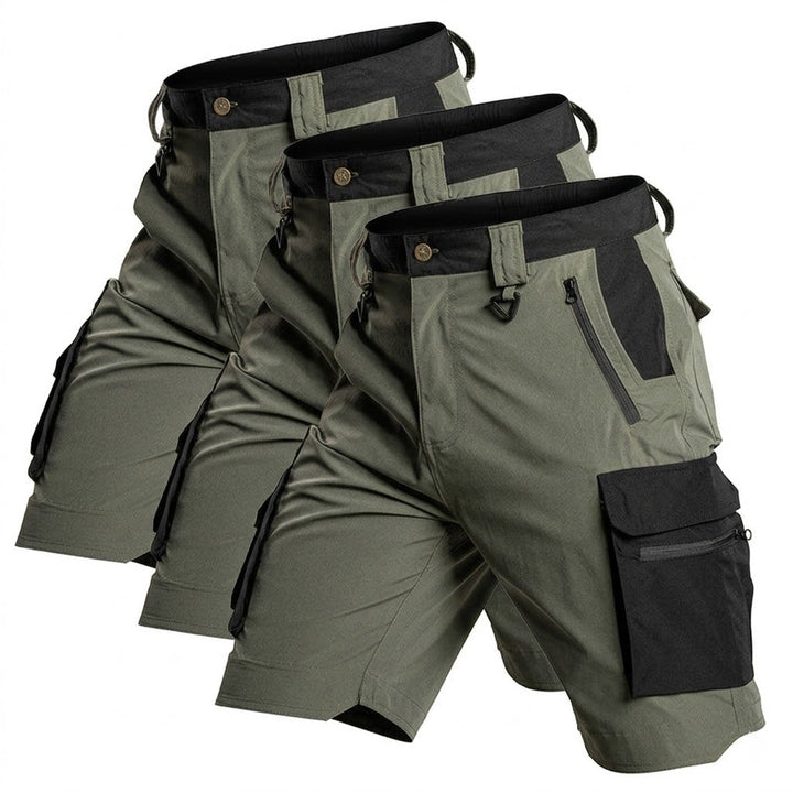 Short tactique léger imperméable multipoches à séchage rapide