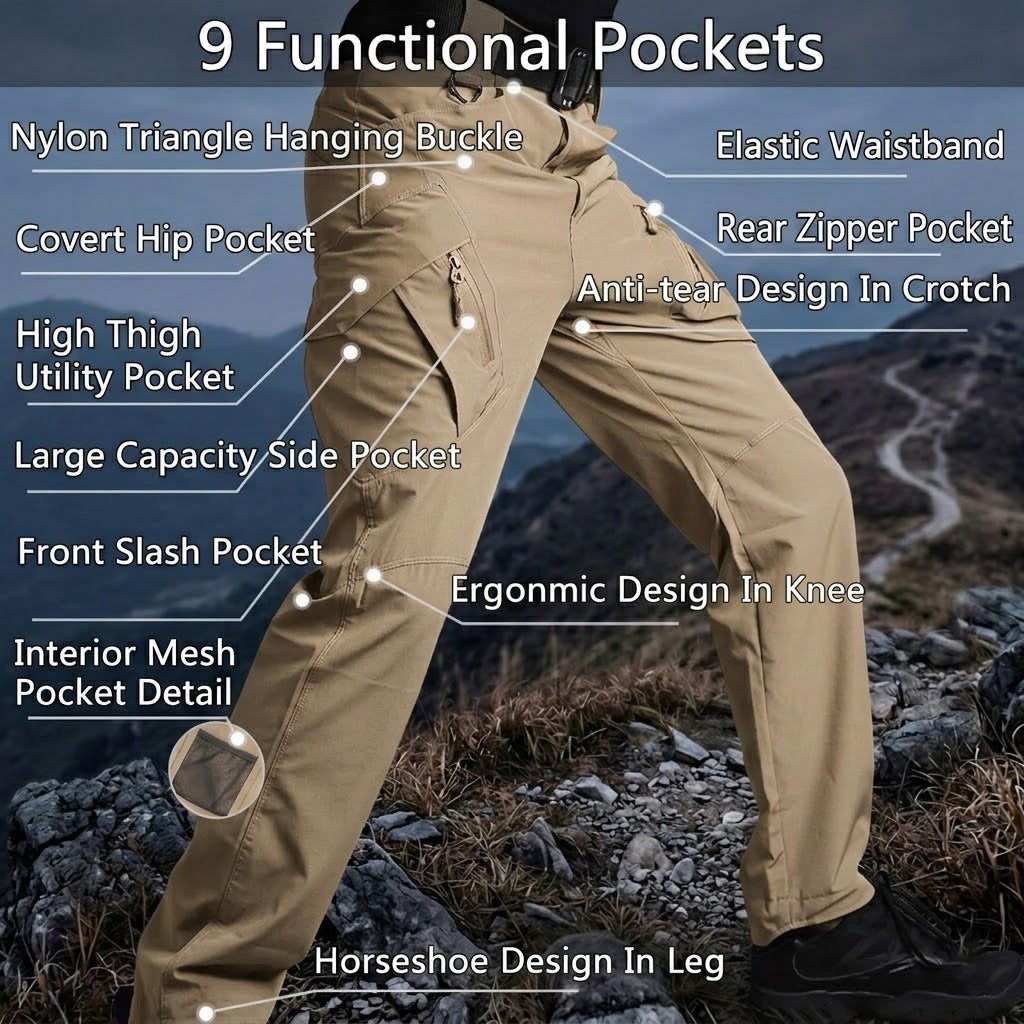 Pantalon Archon IX9 léger et stretch – Kaki