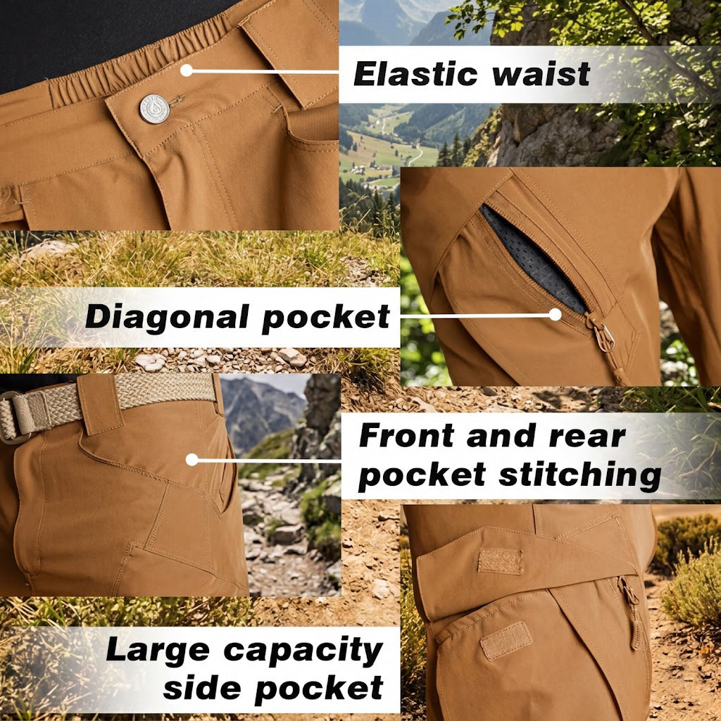 Pantalon Archon IX9 léger et stretch – Brun teck