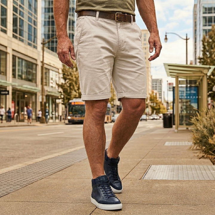 Short tactique homme en coton pour lʼété