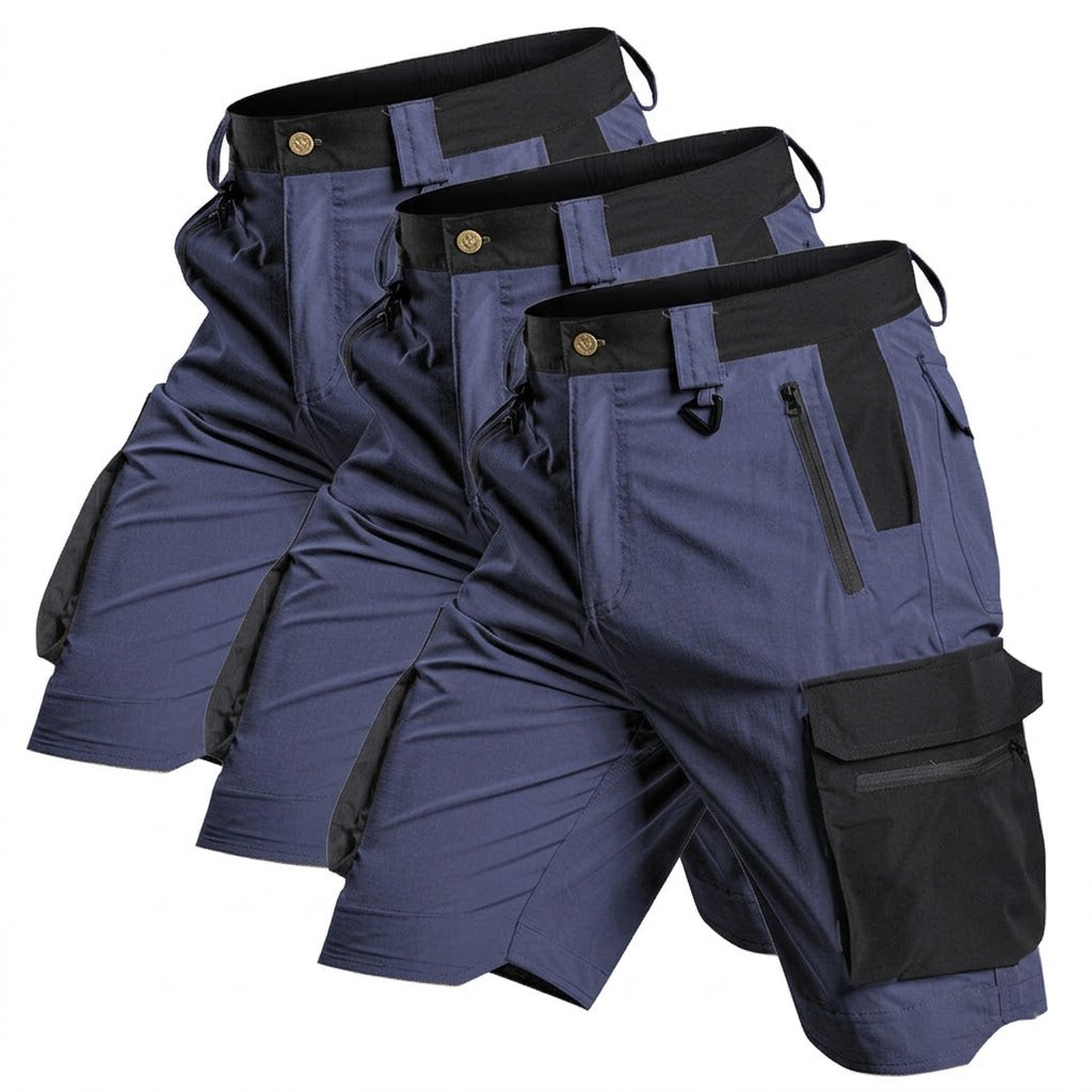 Short tactique léger imperméable multipoches à séchage rapide